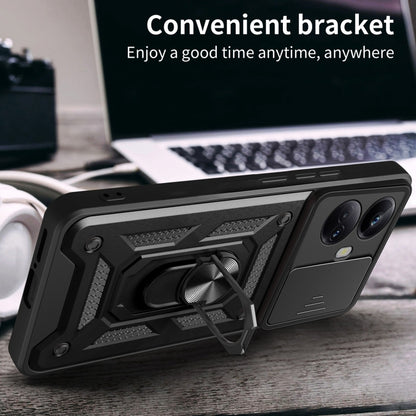 Sliding Camera Cover Design Phone Case, For Realme 10 Pro+ 5G, For Realme C33 4G