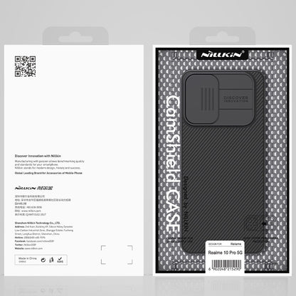 NILLKIN Black Mirror Series Camshield PC Phone Case, For Realme 10 Pro 5G