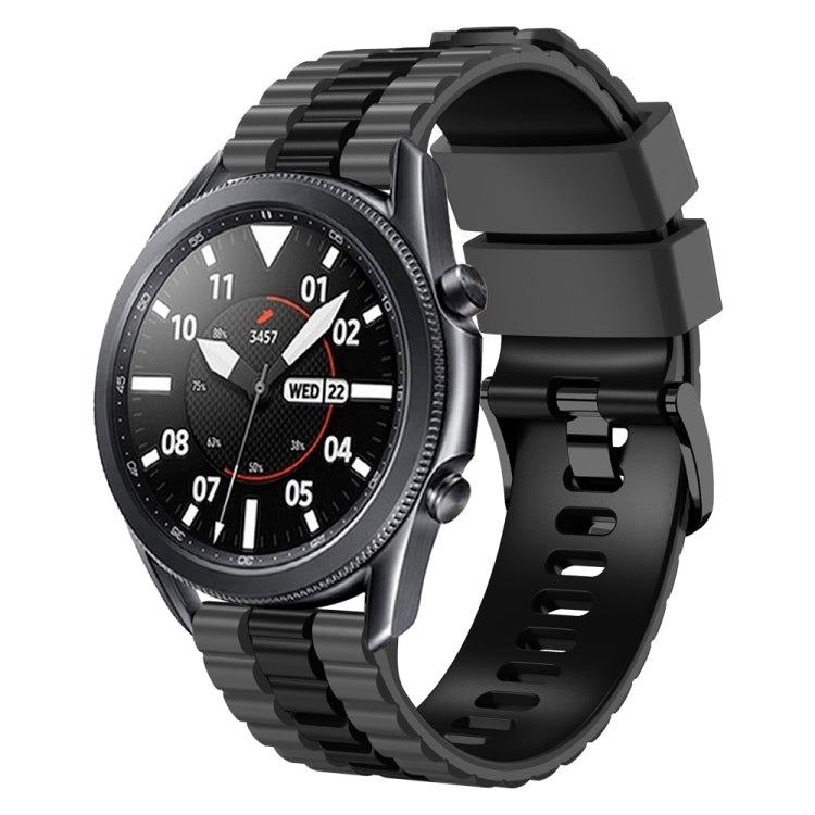22mm Universal Ocean Style Silicone Two Color Watch Band