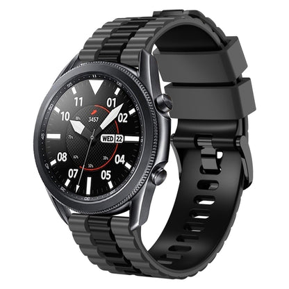 22mm Universal Ocean Style Silicone Two Color Watch Band
