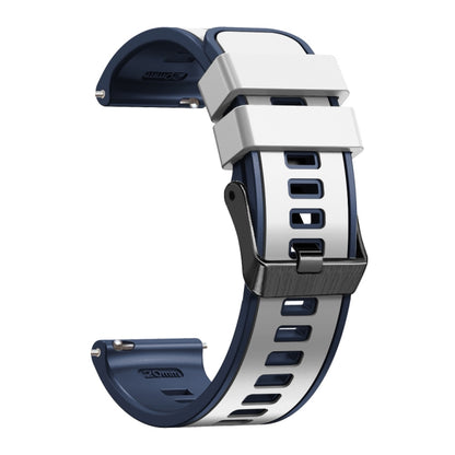 Universal Two Color Silicone Watch Band, 20mm, 22mm