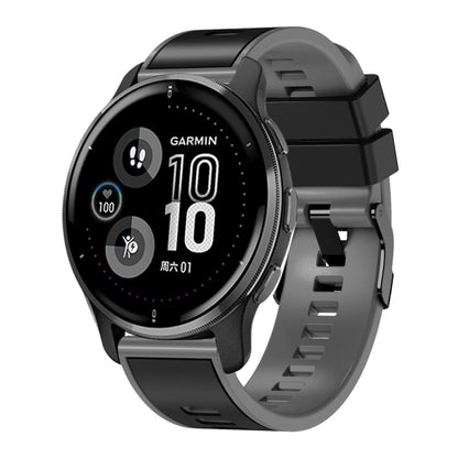 Universal Two Color Silicone Watch Band, 20mm, 22mm