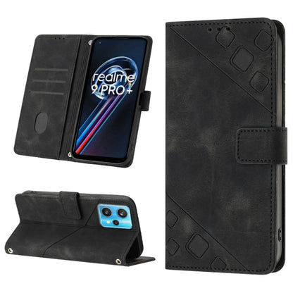 Skin-feel Embossed Leather Phone Case, For Realme 9 Pro 5G / OnePlus Nord CE 2 Lite 5G, For Realme 9 Pro+ 5G / 9 4G, For Realme 9i / OPPO A36 / A76, For Realme C12 / C15 / C25 / C25s, For Realme C31 4G, For Realme C35, For Realme GT Neo3               ...