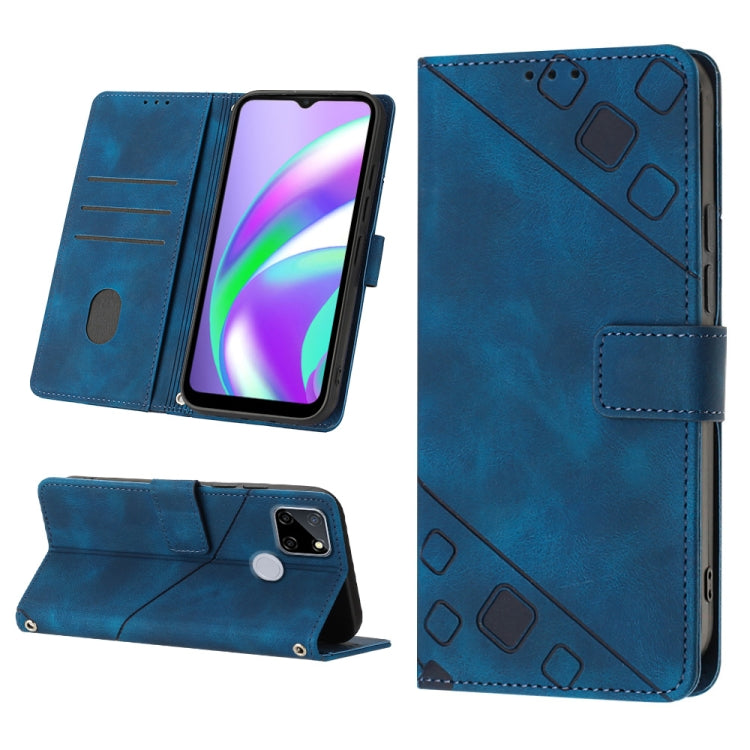 Skin-feel Embossed Leather Phone Case, For Realme 9 Pro 5G / OnePlus Nord CE 2 Lite 5G, For Realme 9 Pro+ 5G / 9 4G, For Realme 9i / OPPO A36 / A76, For Realme C12 / C15 / C25 / C25s, For Realme C31 4G, For Realme C35, For Realme GT Neo3               ...