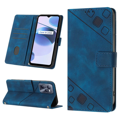 Skin-feel Embossed Leather Phone Case, For Realme 9 Pro 5G / OnePlus Nord CE 2 Lite 5G, For Realme 9 Pro+ 5G / 9 4G, For Realme 9i / OPPO A36 / A76, For Realme C12 / C15 / C25 / C25s, For Realme C31 4G, For Realme C35, For Realme GT Neo3               ...