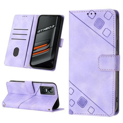 Skin-feel Embossed Leather Phone Case, For Realme 9 Pro 5G / OnePlus Nord CE 2 Lite 5G, For Realme 9 Pro+ 5G / 9 4G, For Realme 9i / OPPO A36 / A76, For Realme C12 / C15 / C25 / C25s, For Realme C31 4G, For Realme C35, For Realme GT Neo3               ...