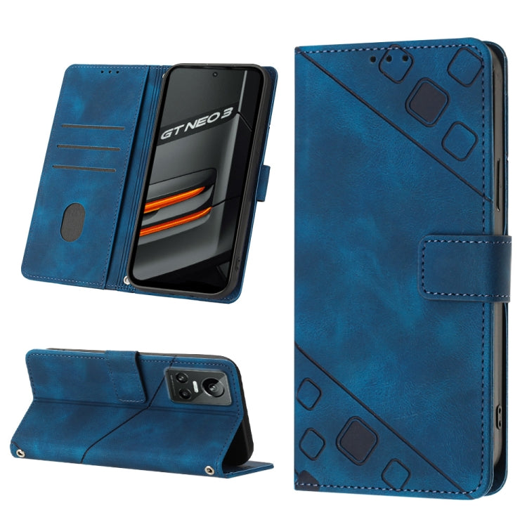 Skin-feel Embossed Leather Phone Case, For Realme 9 Pro 5G / OnePlus Nord CE 2 Lite 5G, For Realme 9 Pro+ 5G / 9 4G, For Realme 9i / OPPO A36 / A76, For Realme C12 / C15 / C25 / C25s, For Realme C31 4G, For Realme C35, For Realme GT Neo3               ...
