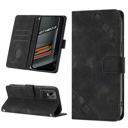 Skin-feel Embossed Leather Phone Case, For Realme 9 Pro 5G / OnePlus Nord CE 2 Lite 5G, For Realme 9 Pro+ 5G / 9 4G, For Realme 9i / OPPO A36 / A76, For Realme C12 / C15 / C25 / C25s, For Realme C31 4G, For Realme C35, For Realme GT Neo3               ...