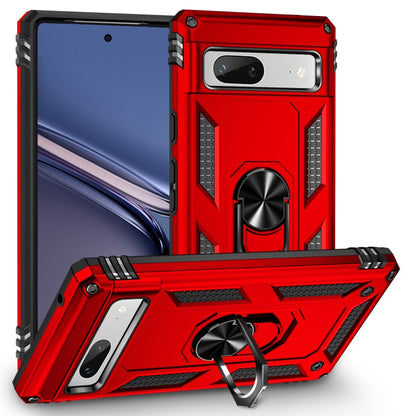 Shockproof TPU + PC Phone Case with Holder, For Google Pixel 7a, For Samsung Galaxy A54, For Xiaomi Redmi A1