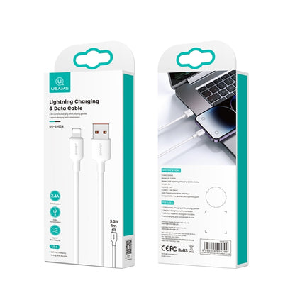 USAMS US-SJ604 U84 2.4A USB to 8 Pin Charging Data Cable, 8 Pin 2m