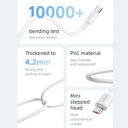 USAMS US-SJ607 U84 2A USB to Micro USB Charging Data Cable