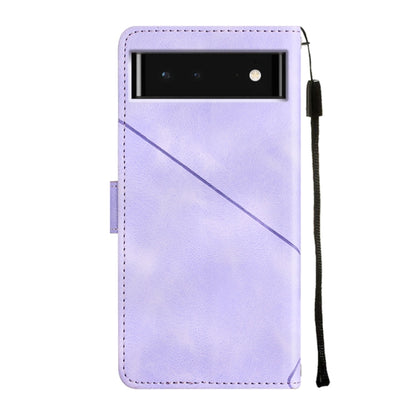 Skin-feel Embossed Leather Phone Case, For Google Pixel 6, For Google Pixel 6 Pro, For Google Pixel 6a 5G, For Google Pixel 7, For Google Pixel 7 Pro, For Google Pixel 7a