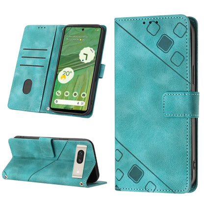 Skin-feel Embossed Leather Phone Case, For Google Pixel 6, For Google Pixel 6 Pro, For Google Pixel 6a 5G, For Google Pixel 7, For Google Pixel 7 Pro, For Google Pixel 7a