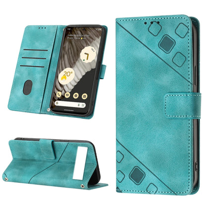 Skin-feel Embossed Leather Phone Case, For Google Pixel 6, For Google Pixel 6 Pro, For Google Pixel 6a 5G, For Google Pixel 7, For Google Pixel 7 Pro, For Google Pixel 7a