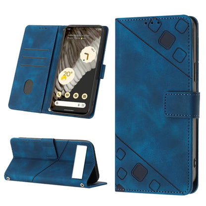 Skin-feel Embossed Leather Phone Case, For Google Pixel 6, For Google Pixel 6 Pro, For Google Pixel 6a 5G, For Google Pixel 7, For Google Pixel 7 Pro, For Google Pixel 7a
