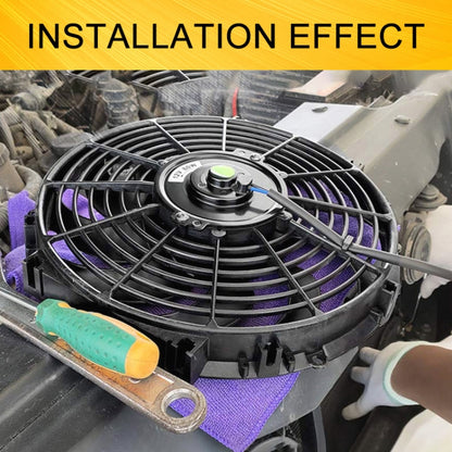 12V 80W Car Powerful Transmission Oil Cooling Fan with Mounting Accessorie, 7 inch, 9 inch, 12 inch