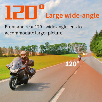 SE65 DVR moto étanche double 1080P HD, compatible WiFi / GPS / vidéo cyclisme, SE65