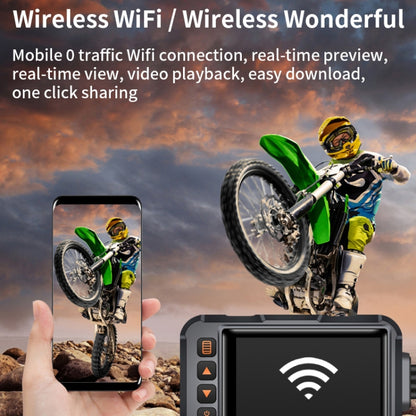 SE65 DVR moto étanche double 1080P HD, compatible WiFi / GPS / vidéo cyclisme, SE65