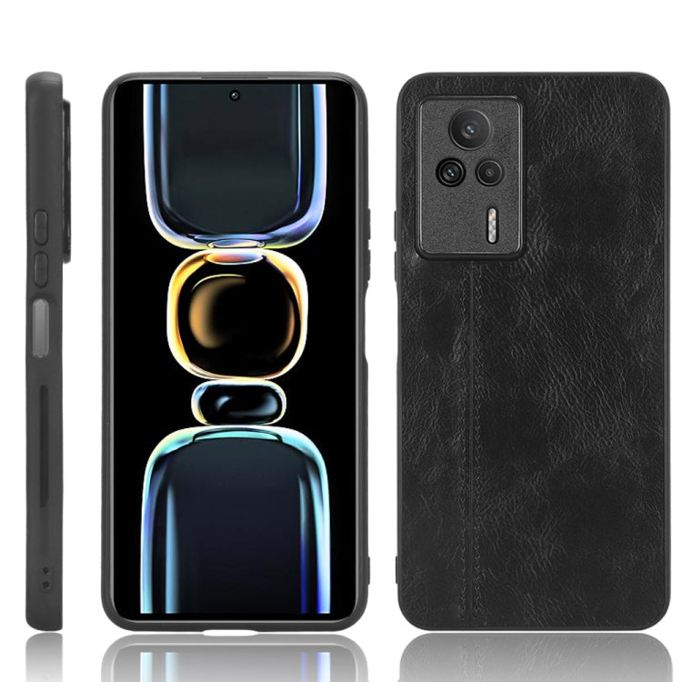 Sewing Cow Pattern Skin PC + PU + TPU Phone Case, For OPPO A58 5G, For Realme C30s/C30 4G, For Infinix Note 11/Note 12 G88, For Infinix Note 12 G96, For Xiaomi Redmi K60 5G, For Xiaomi Redmi K60E 5G, For Xiaomi Redmi Note 12 Pro 5G                     ...