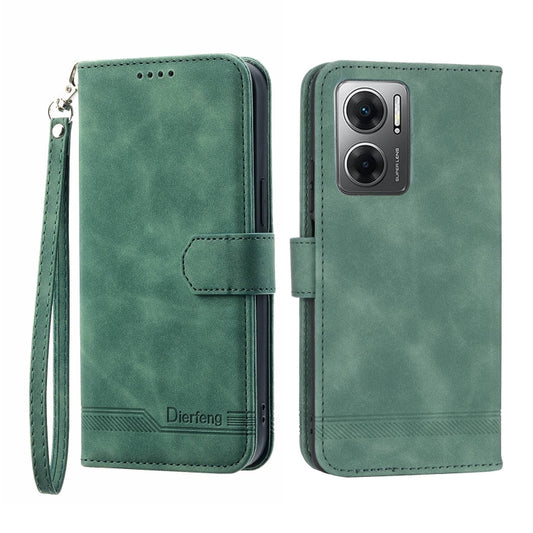Dierfeng Dream Line Leather Phone Case, For Xiaomi Redmi 10 5G, For Xiaomi Redmi Note 10, For Xiaomi Redmi Note 10 Pro, For Xiaomi Poco M4 Pro 4G, For Xiaomi Poco X4 Pro 5G, For Xiaomi Redmi A1+, For Samsung Galaxy A04e, For Realme C20, For Realme C30