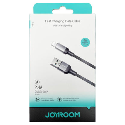 Câble de données de charge rapide JOYROOM S-UL012A10 Extraordinary Series 2.4A USB-A vers 8 broches, 20W 8 broches, 1,2 m