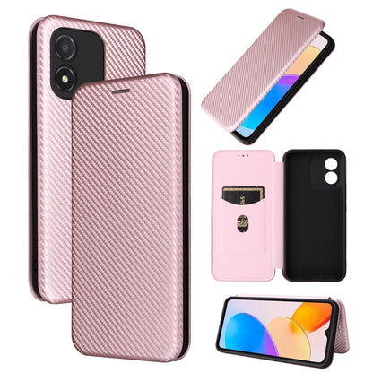 Carbon Fiber Texture Flip Leather Phone Case, For Realme GT Neo 5 / Realme GT 3, For Honor X5, For Samsung Galaxy A24 4G, For OnePlus 11R 5G