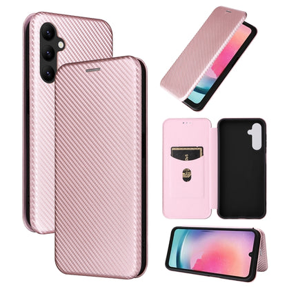 Carbon Fiber Texture Flip Leather Phone Case, For Realme GT Neo 5 / Realme GT 3, For Honor X5, For Samsung Galaxy A24 4G, For OnePlus 11R 5G