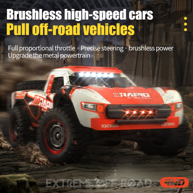 JJR/C Q130 Voiture RC Pick-up tout-terrain haute vitesse sans balais à l'échelle
