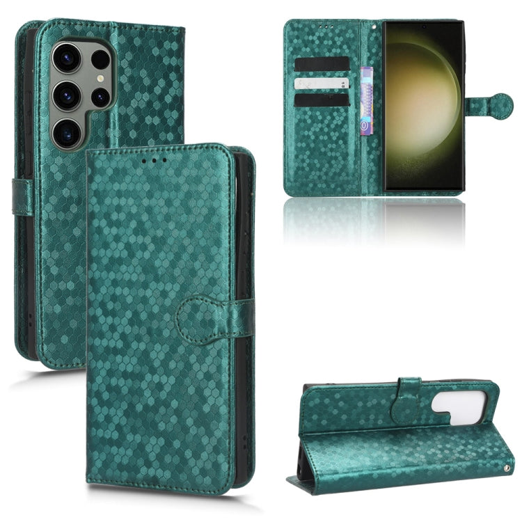 Honeycomb Dot Texture Leather Phone Case, For Samsung Galaxy S23 5G, For Samsung Galaxy S23+ 5G, For Samsung Galaxy S23 Ultra 5G, For Samsung Galaxy A54 5G, For Samsung Galaxy A34 5G, For Samsung Galaxy A14 5G, For Samsung Galaxy A14 4G                ...