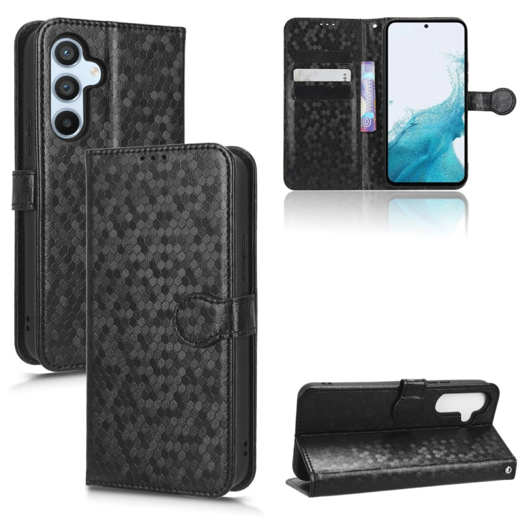 Honeycomb Dot Texture Leather Phone Case, For Samsung Galaxy S23 5G, For Samsung Galaxy S23+ 5G, For Samsung Galaxy S23 Ultra 5G, For Samsung Galaxy A54 5G, For Samsung Galaxy A34 5G, For Samsung Galaxy A14 5G, For Samsung Galaxy A14 4G                ...