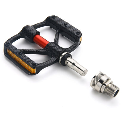 QR610 1 Paire de Pédales de Vélo à Dégagement Rapide en Fibre de Carbone, QR610