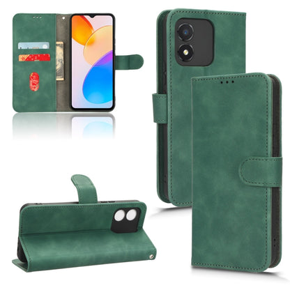 Skin Feel Magnetic Flip Leather Phone Case, For Realme C55, For TCL ION X, For vivo S16e, For Xiaomi Redmi Note 12 Pro+ 5G, For Honor X5, For Samsung Galaxy A24 4G, For ZTE Blade V40 Design