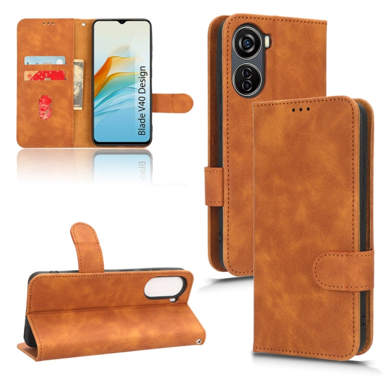 Skin Feel Magnetic Flip Leather Phone Case, For Realme C55, For TCL ION X, For vivo S16e, For Xiaomi Redmi Note 12 Pro+ 5G, For Honor X5, For Samsung Galaxy A24 4G, For ZTE Blade V40 Design