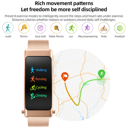 K50+ 0.96 inch Leather Band Earphone Detachable Life Waterproof Smart Watch Support Bluetooth Call, Leather Band (Black)