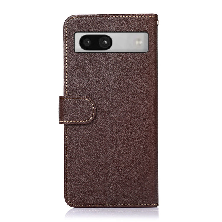 KHAZNEH Litchi Texture Leather RFID Phone Case, For Google Pixel 7a, For Xiaomi Redmi Note 12 4G Global, For Samsung Galaxy M14 5G