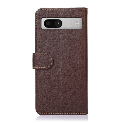 KHAZNEH Litchi Texture Leather RFID Phone Case, For Google Pixel 7a, For Xiaomi Redmi Note 12 4G Global, For Samsung Galaxy M14 5G