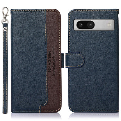 KHAZNEH Litchi Texture Leather RFID Phone Case, For Google Pixel 7a, For Xiaomi Redmi Note 12 4G Global, For Samsung Galaxy M14 5G