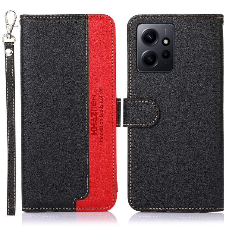 KHAZNEH Litchi Texture Leather RFID Phone Case, For Google Pixel 7a, For Xiaomi Redmi Note 12 4G Global, For Samsung Galaxy M14 5G