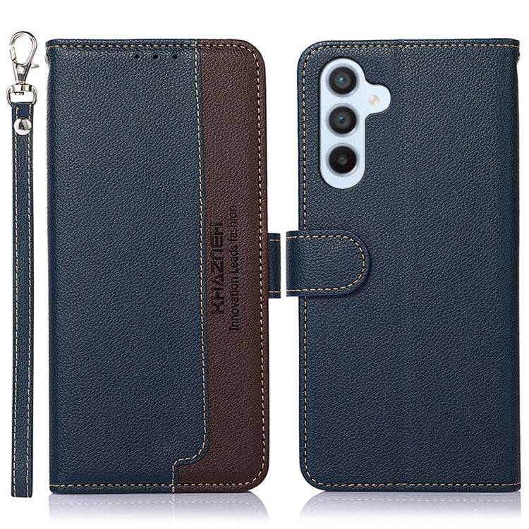KHAZNEH Litchi Texture Leather RFID Phone Case, For Google Pixel 7a, For Xiaomi Redmi Note 12 4G Global, For Samsung Galaxy M14 5G