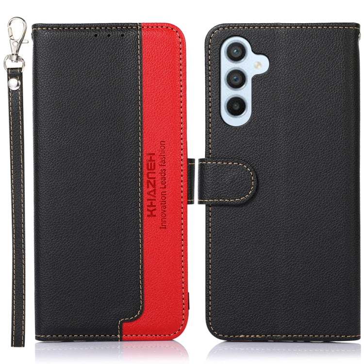 KHAZNEH Litchi Texture Leather RFID Phone Case, For Google Pixel 7a, For Xiaomi Redmi Note 12 4G Global, For Samsung Galaxy M14 5G