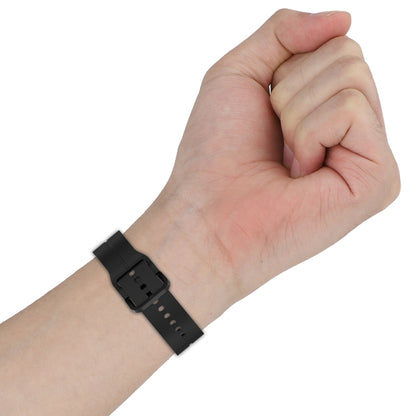 Universal Flat Head Groove Silicone Watch Band, 20mm, 22mm
