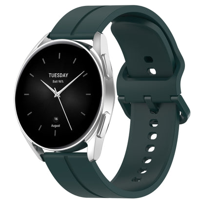 Universal Flat Head Groove Silicone Watch Band, 20mm, 22mm