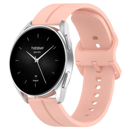 Universal Flat Head Groove Silicone Watch Band, 20mm, 22mm
