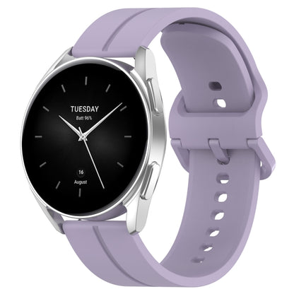 Universal Flat Head Groove Silicone Watch Band, 20mm, 22mm