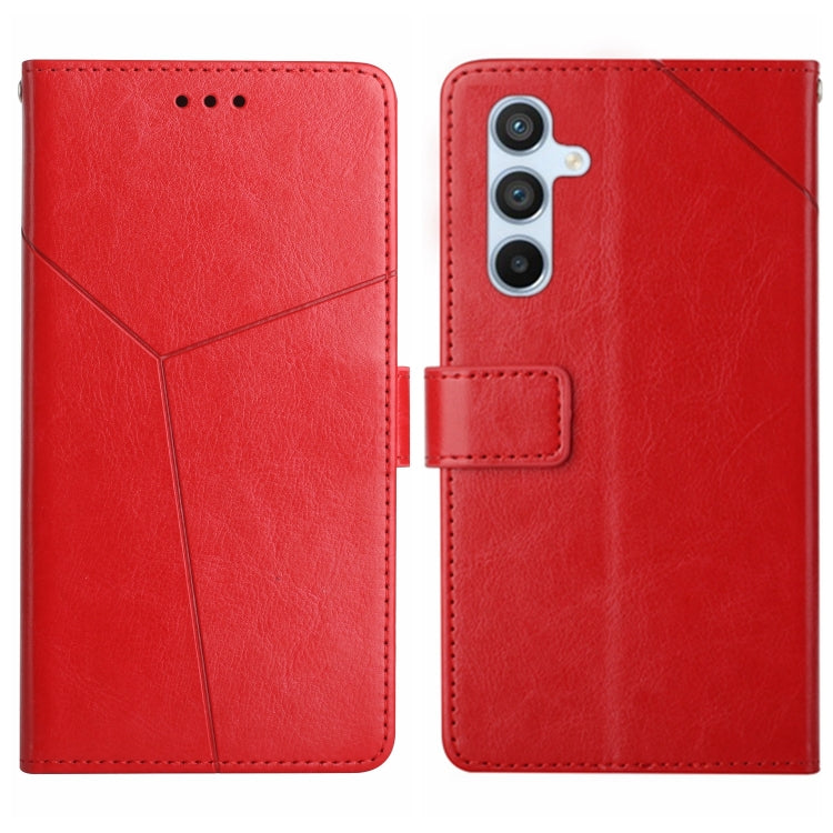 HT01 Y-shaped Pattern Flip Leather Phone Case, For Google Pixel 7A, For Samsung Galaxy M14 5G