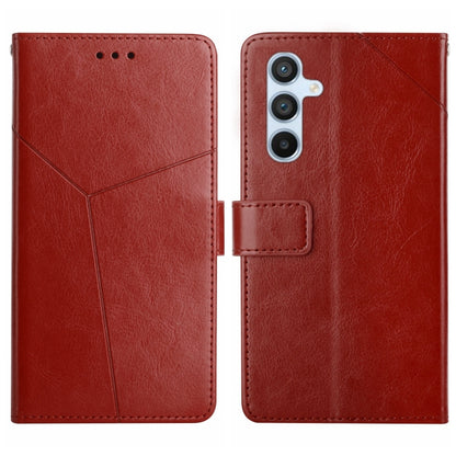 HT01 Y-shaped Pattern Flip Leather Phone Case, For Google Pixel 7A, For Samsung Galaxy M14 5G