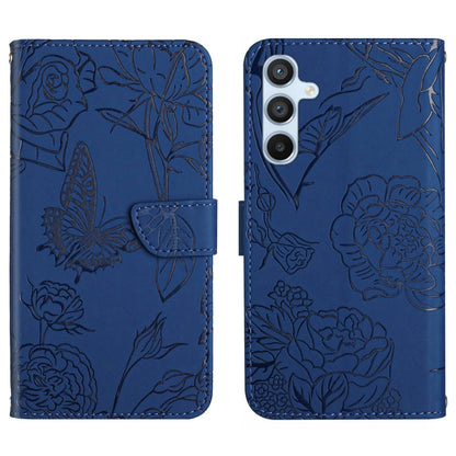Skin Feel Butterfly Peony Embossed Leather Phone Case, For Google Pixel 7A, For Samsung Galaxy M14 5G