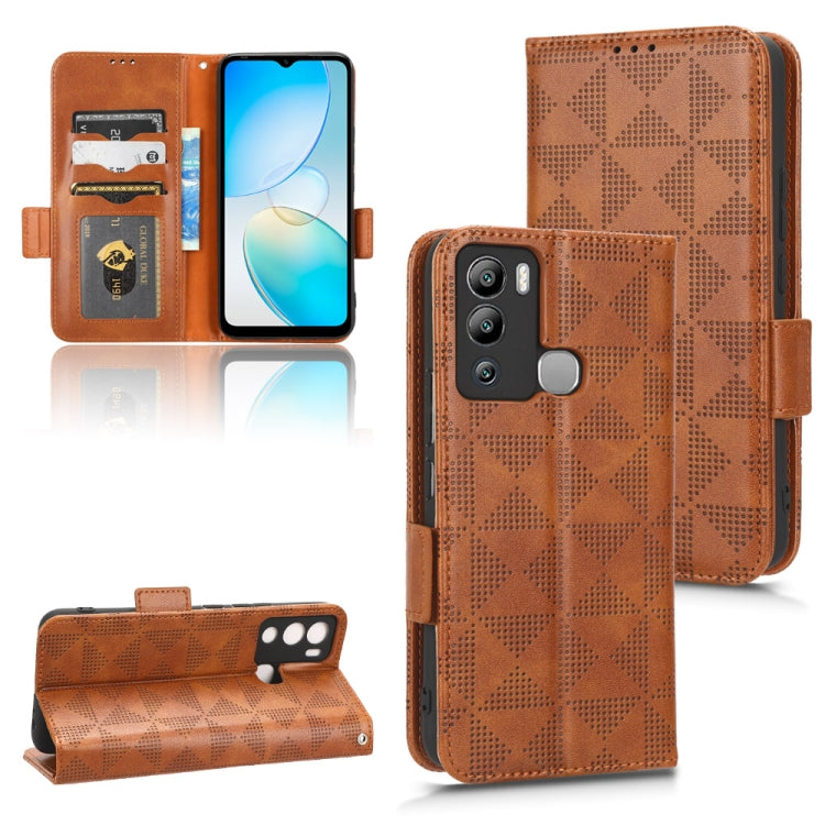 Symmetrical Triangle Leather Phone Case, For Infinix Hot 12i, For Google Pixel 3 Lite / 3a, For Google Pixel 3 Lite XL / 3a XL, For Google Pixel 3 XL, For Google Pixel 3, For Google Pixel 4 XL, For Google Pixel 4a 4G, For Google Pixel 4a 5G            ...