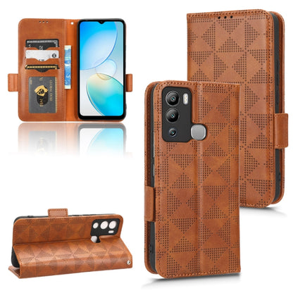 Symmetrical Triangle Leather Phone Case, For Infinix Hot 12i, For Google Pixel 3 Lite / 3a, For Google Pixel 3 Lite XL / 3a XL, For Google Pixel 3 XL, For Google Pixel 3, For Google Pixel 4 XL, For Google Pixel 4a 4G, For Google Pixel 4a 5G            ...