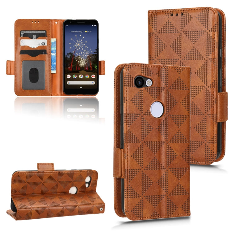 Symmetrical Triangle Leather Phone Case, For Infinix Hot 12i, For Google Pixel 3 Lite / 3a, For Google Pixel 3 Lite XL / 3a XL, For Google Pixel 3 XL, For Google Pixel 3, For Google Pixel 4 XL, For Google Pixel 4a 4G, For Google Pixel 4a 5G            ...